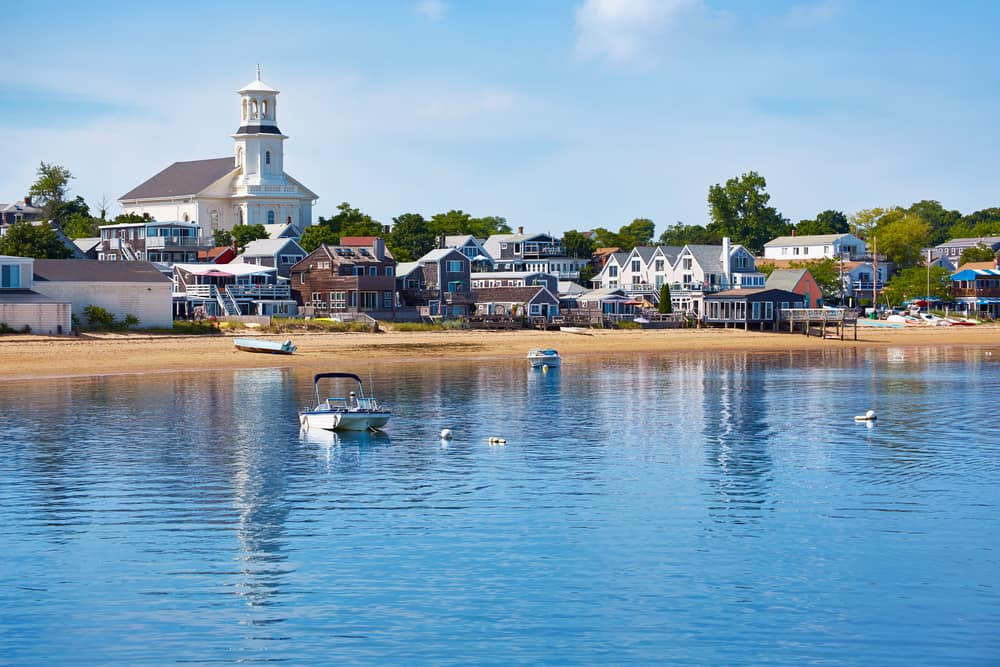 Cape Cod in the summer coastal peninsula