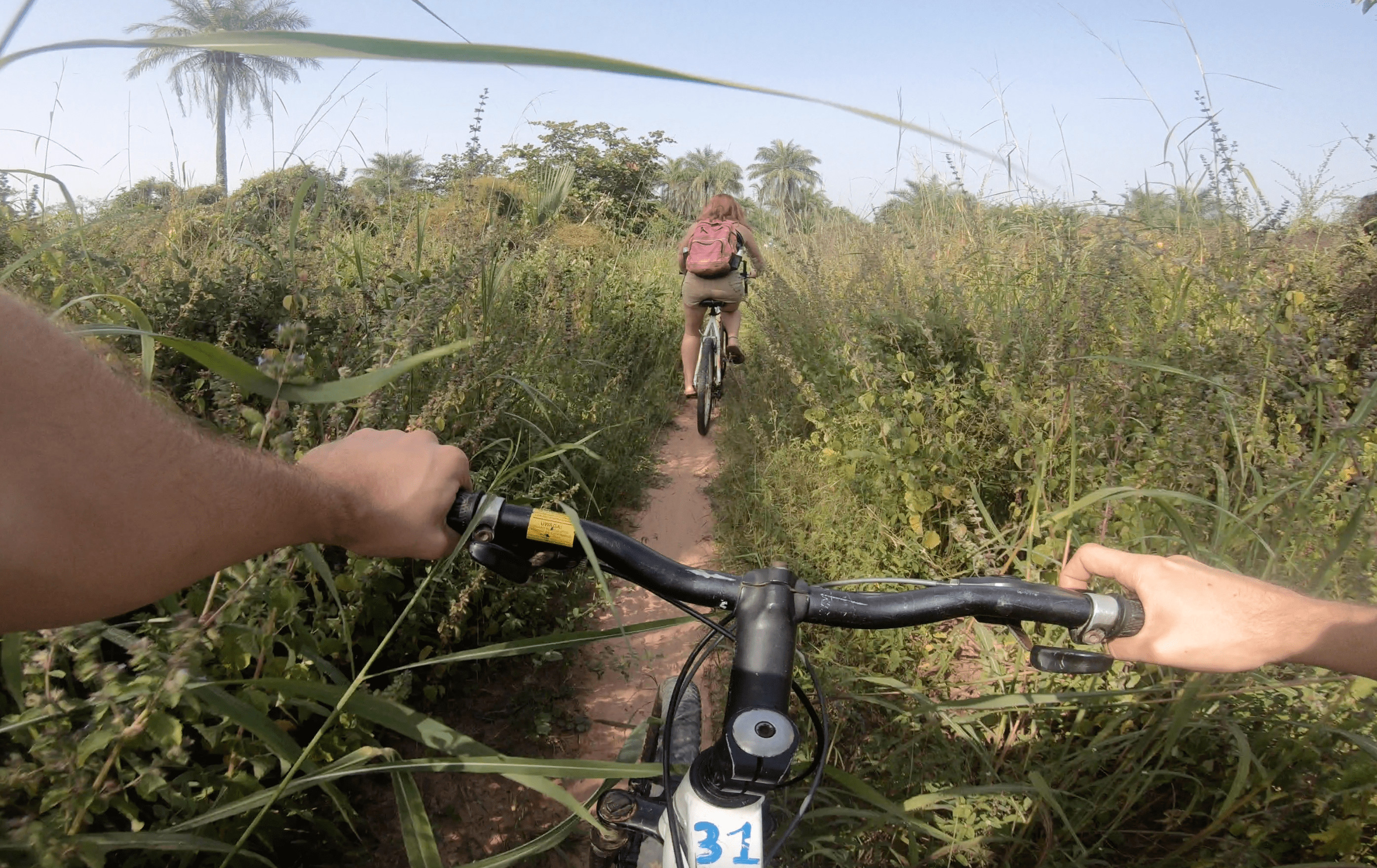 Cycling through the scenic landscapes of Casamance