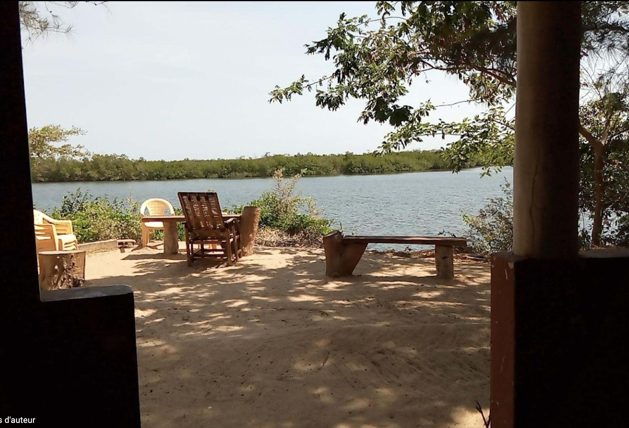 Campement de l'île d'Egueye