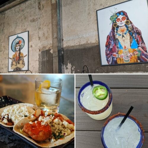 Taco’s and cocktails at Chivo Taqueria in Knoxville, perfect for nights out