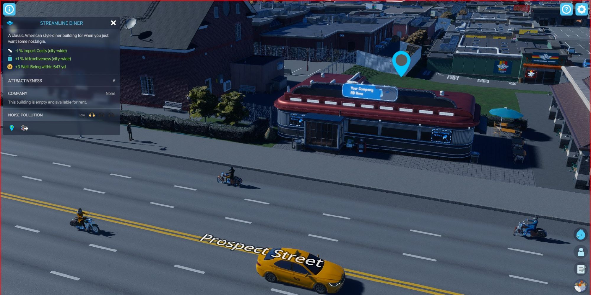 Cities Skylines 2 Streamline Diner