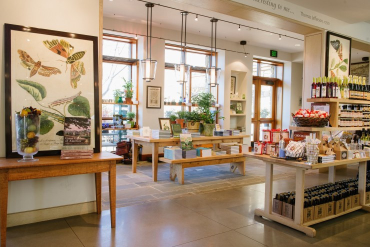 Monticello Shop offering gifts and souvenirs