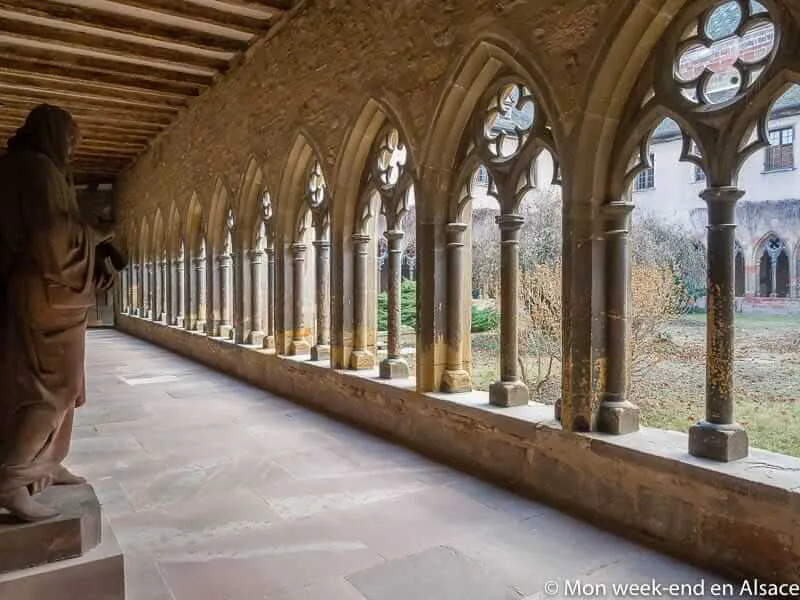 Cloister at the Musée Unterlinden in Colmar, France