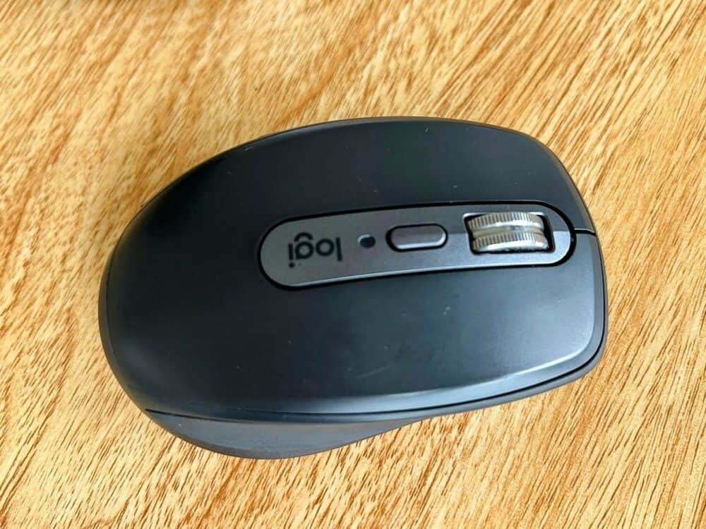 Logitech MX Anywhere 3S Compact Wireless Mouse, Fast Scrolling, 8K DPI Any-Surface Tracking, Quiet Clicks, Programmable Buttons, USB C, Bluetooth, Windows PC, Linux, Chrome, Mac - Graphite