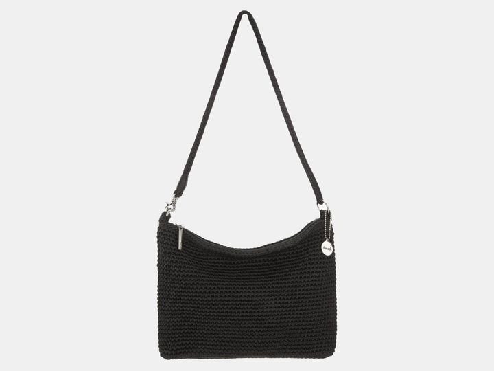 The Sak Lumi crossbody bag in black.