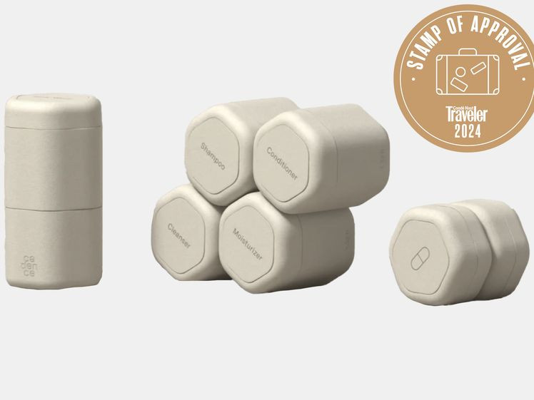 Set of tan capsules