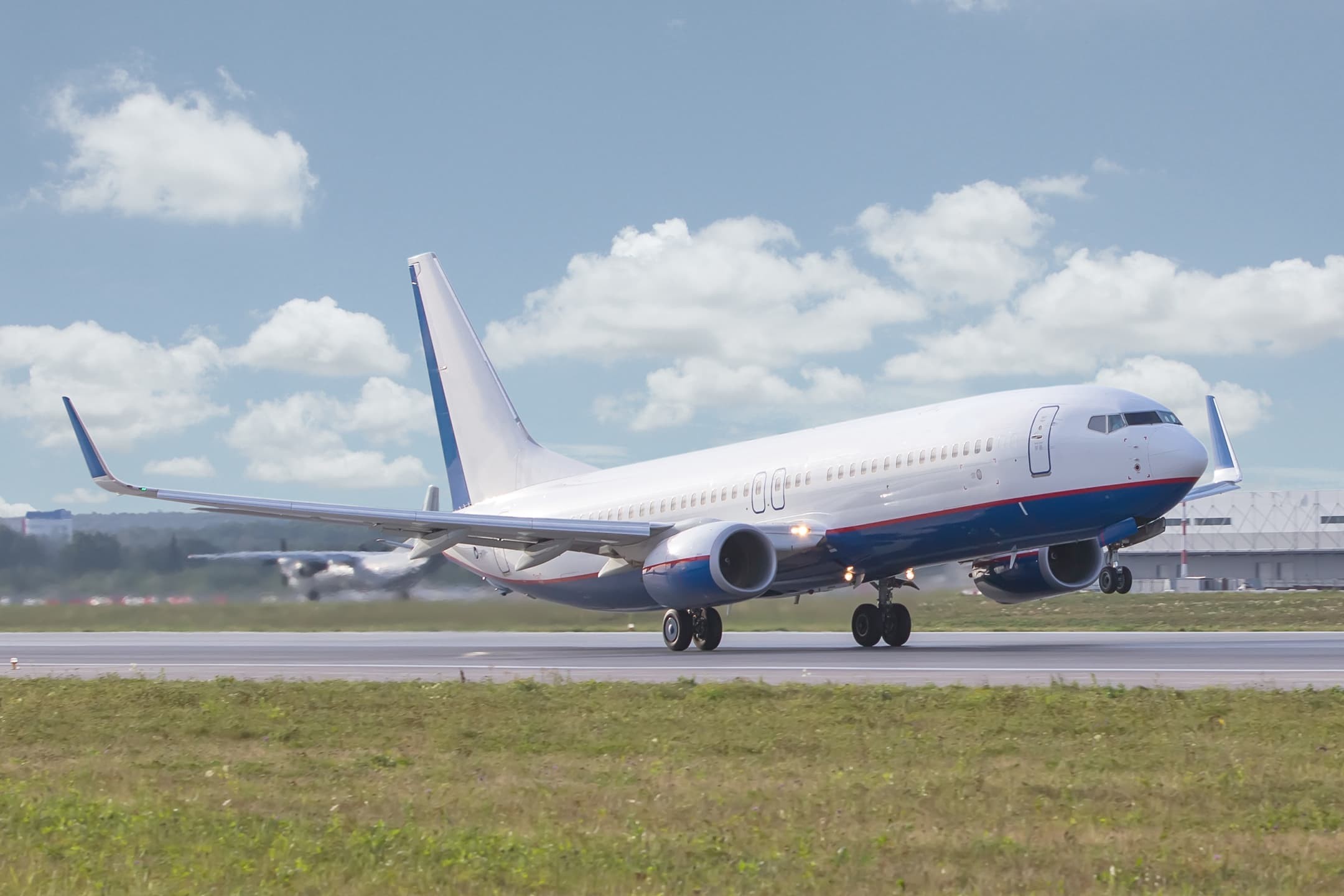 Plane taking off after a colonoscopy