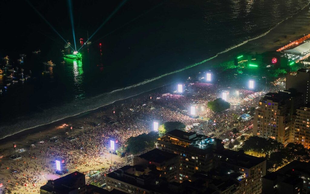 Copacabana Beach New Years Eve Fireworks