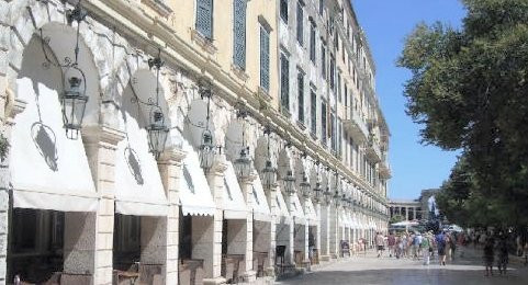 Corfu Town, Liston, Greece