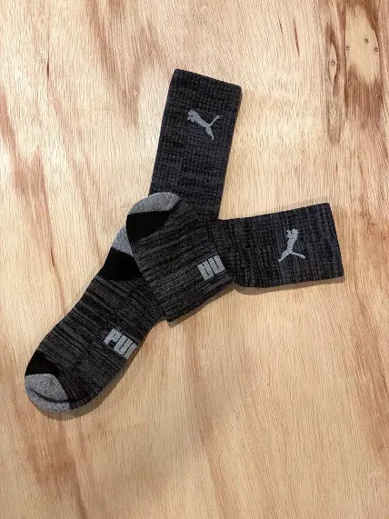 Cross fold sock step 2