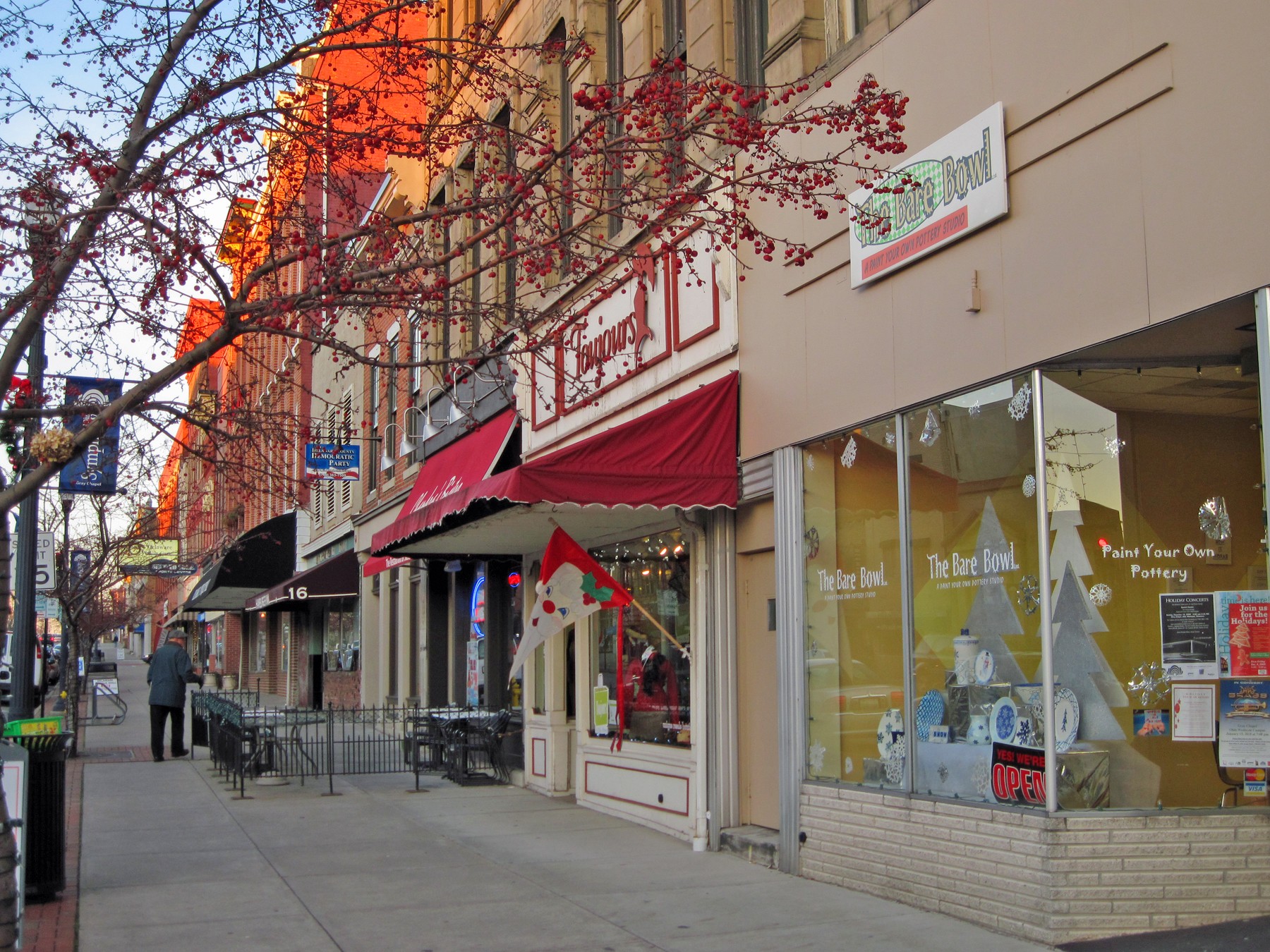 Downtown Delaware shops