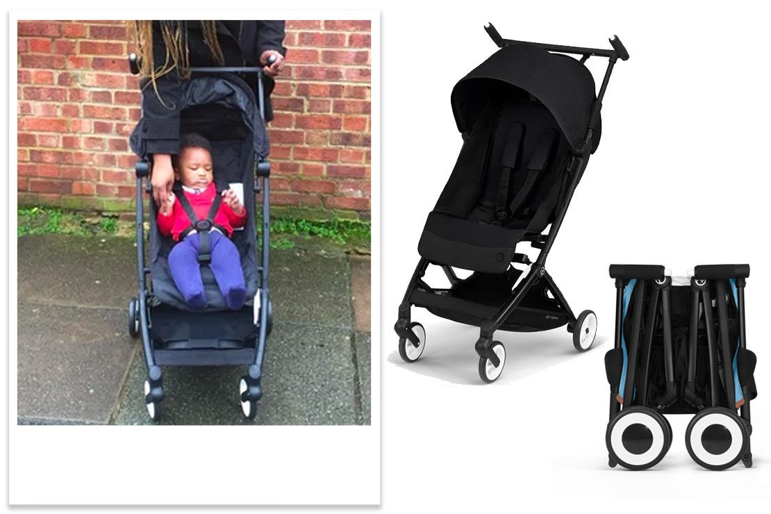 Cybex libelle pushchair folded
