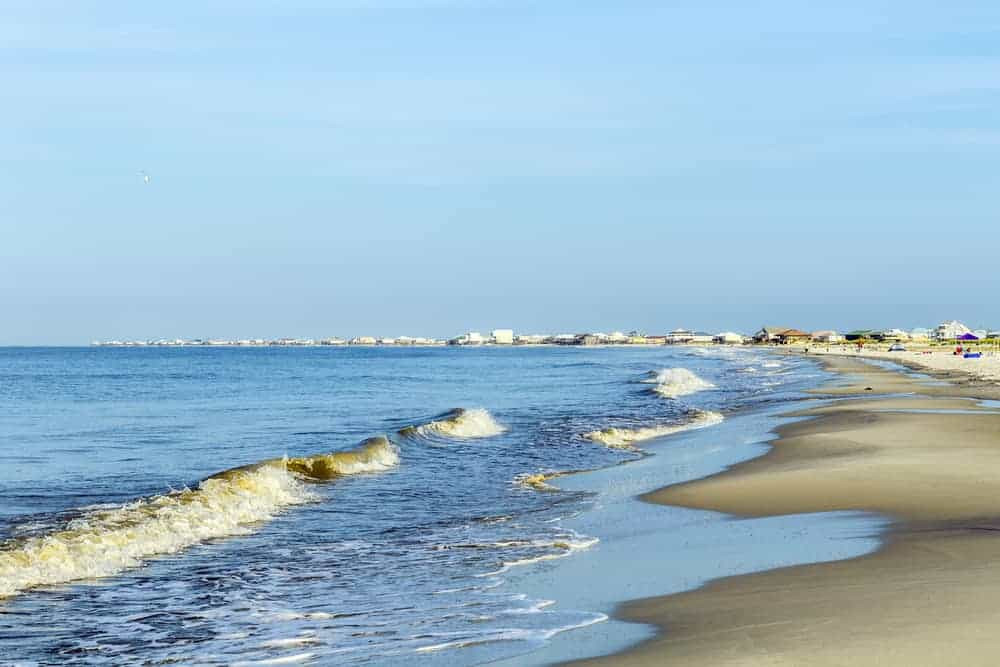 Dauphin Island in Alabama - A picturesque coastline with lush greenery