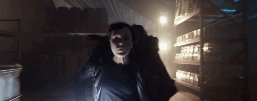 Kitty Pryde using her powers in X-Men: Days of Future Past