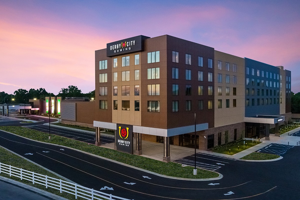 Exterior of Derby City Gaming and Hotel