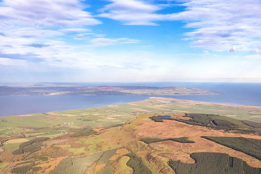 Enjoy views of County Derry and Donegal from above, a testament to the area's stunning landscapes and accessible day trips.