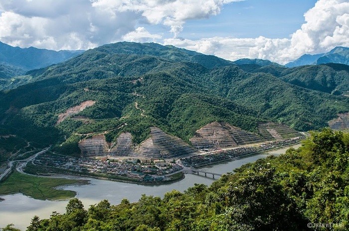 Dien Bien Phu Muong Lay commune offering a serene view