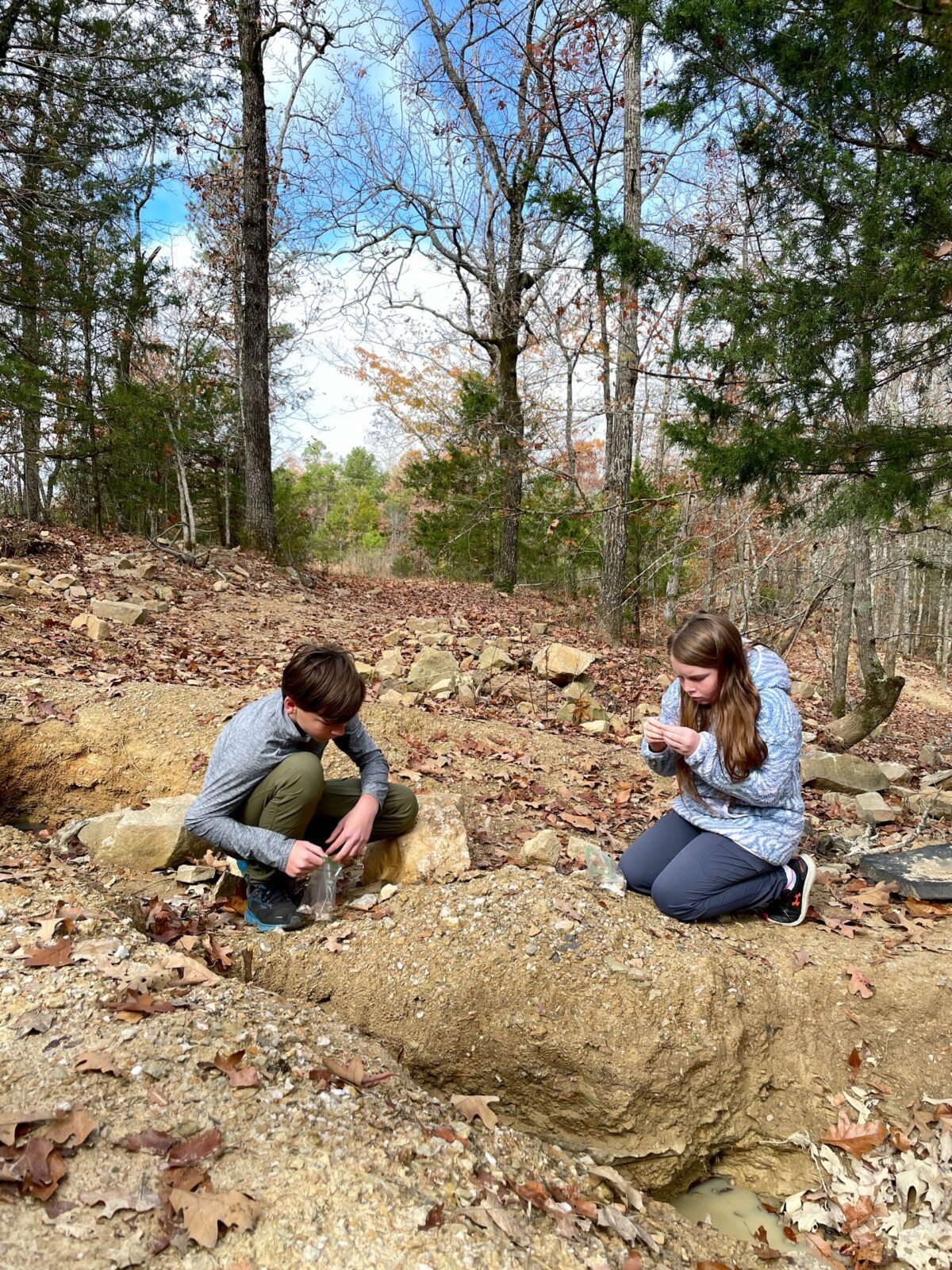 Digging at Board Camp Crystal Mine