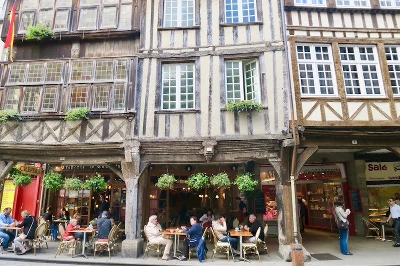 Dinan France from a distance