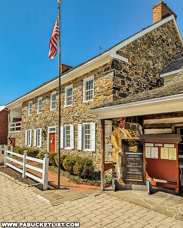 The Dobbin House Tavern in Gettysburg is a colonial-style restaurant housed in a structure built in 1776 in Adams County.