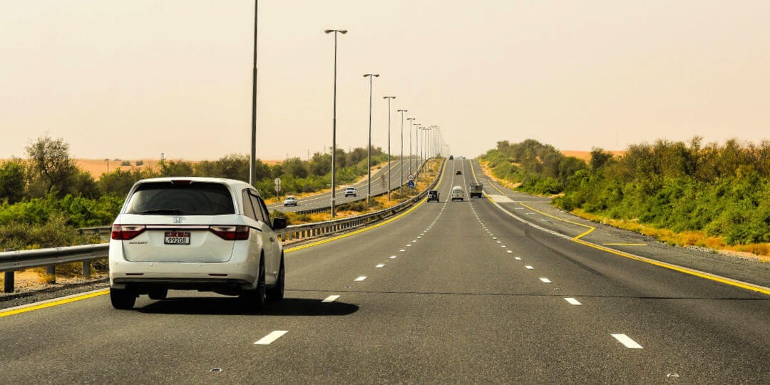 Driving in the UAE