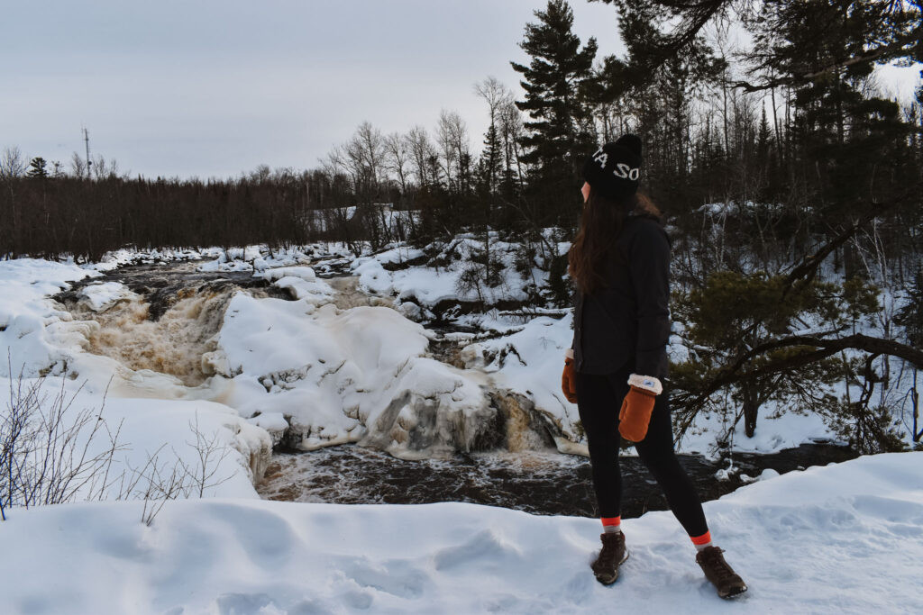 Scenic Kawishiwi Falls in Ely, Minnesota