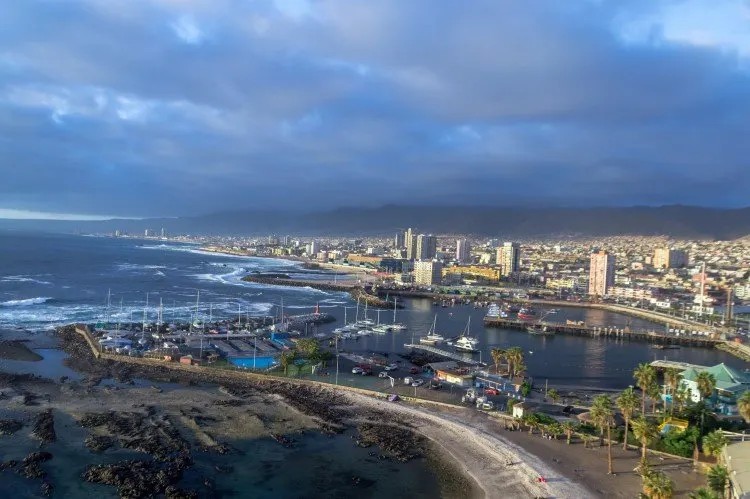Views of Antofagasta’s brooding coastline
