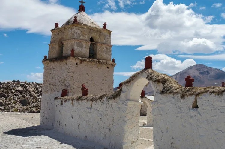 The adobe Iglesia de Parinacota