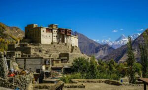 Baltit Fort in Karimabad, Hunza Valley, showcasing its historical architecture and stunning mountain backdrop