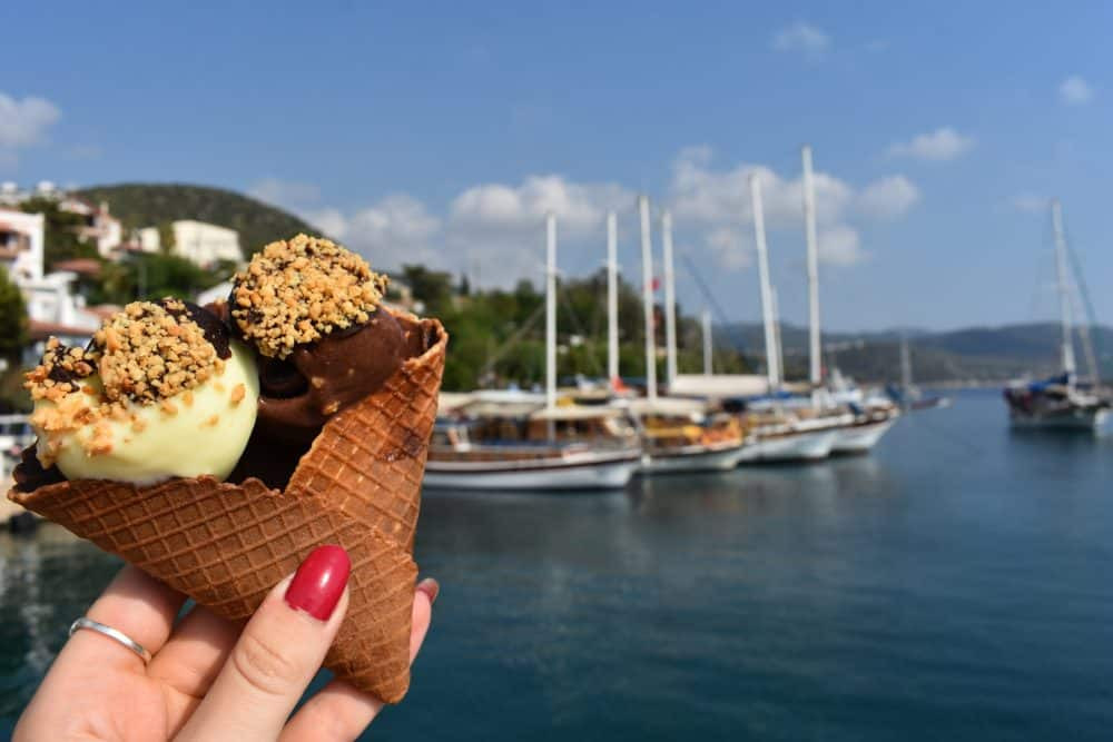 Traditional ice cream