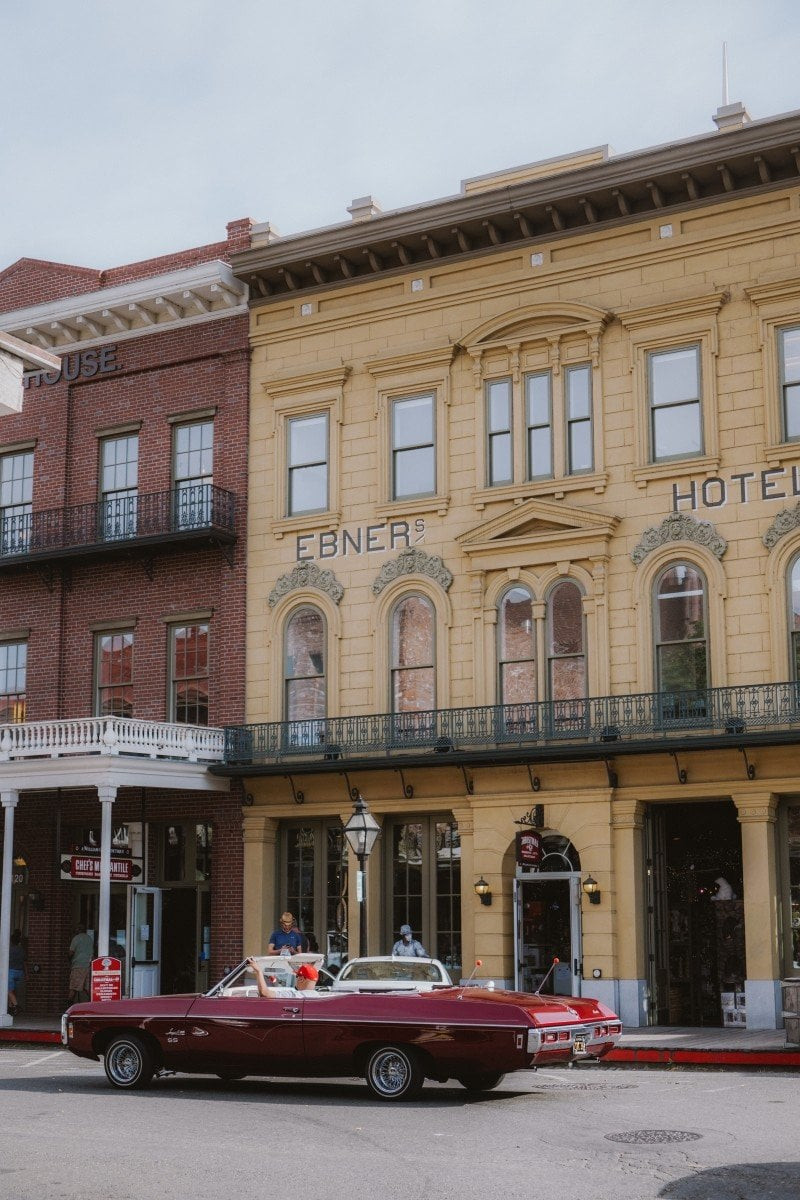 Old Sacramento in Gold Country, California.