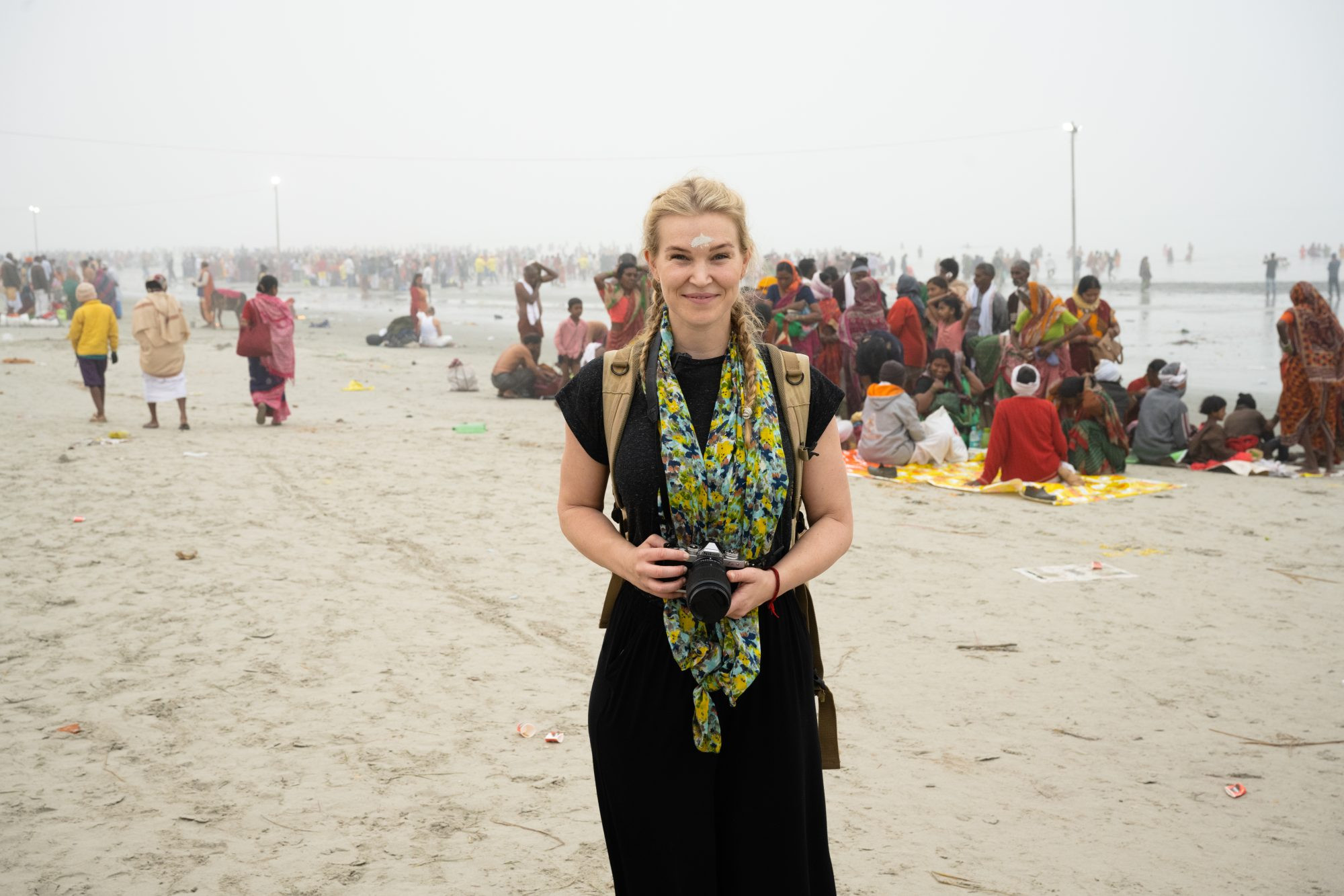 Woman in India wearing traditional dress