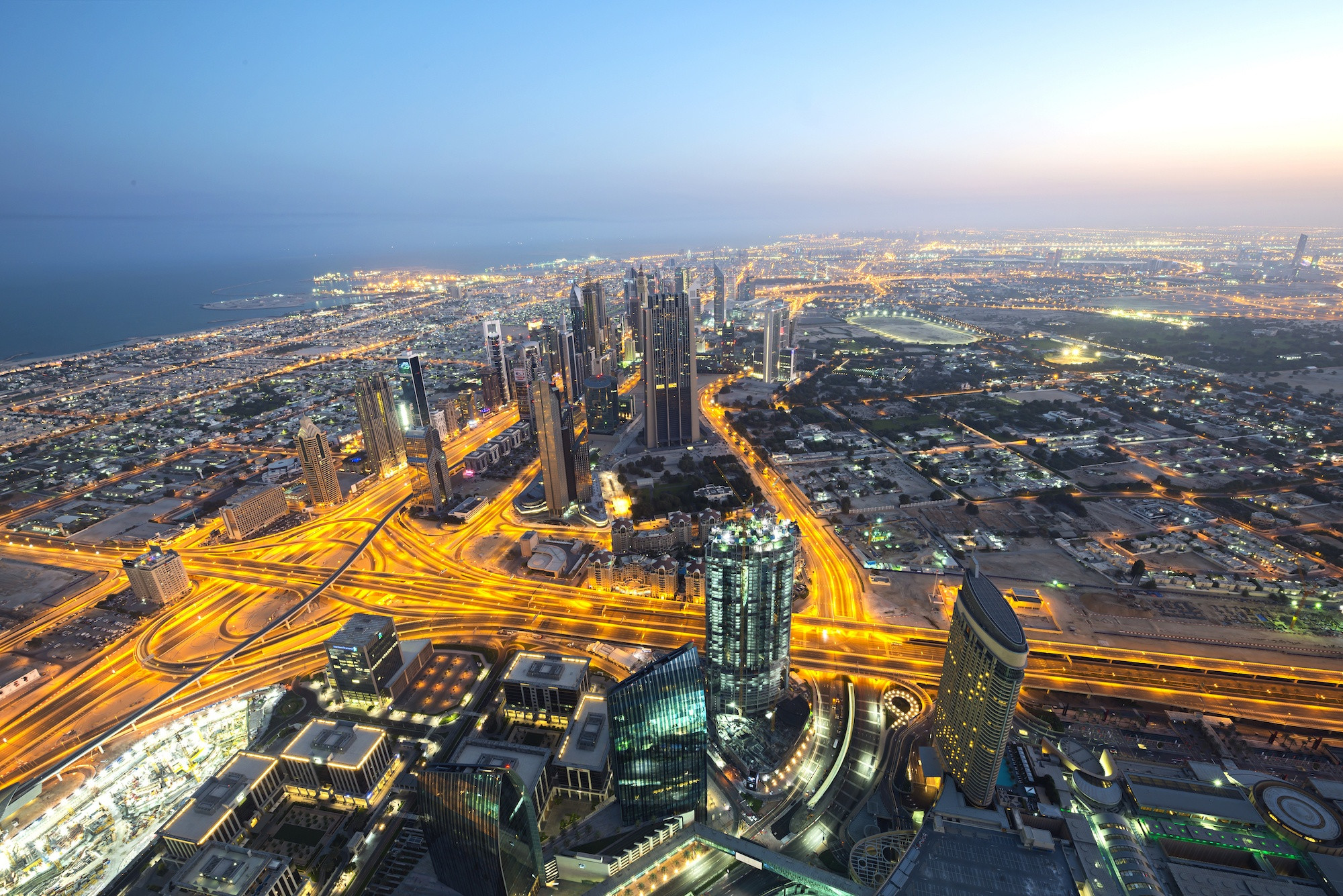 Dubai Skyline at Dusk