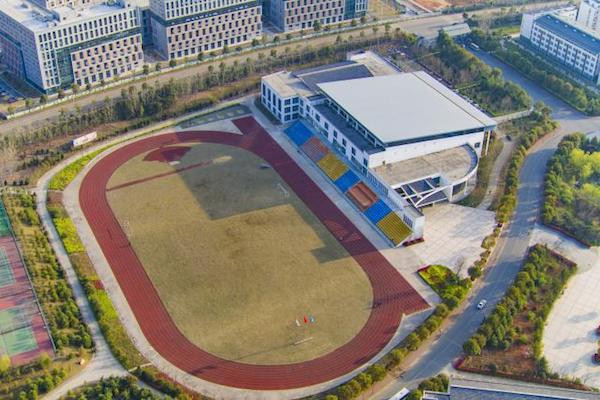 Students at Nanjing Institute of Tourism and Hospitality engaged in hands-on culinary training, learning essential skills in food preparation and kitchen management.