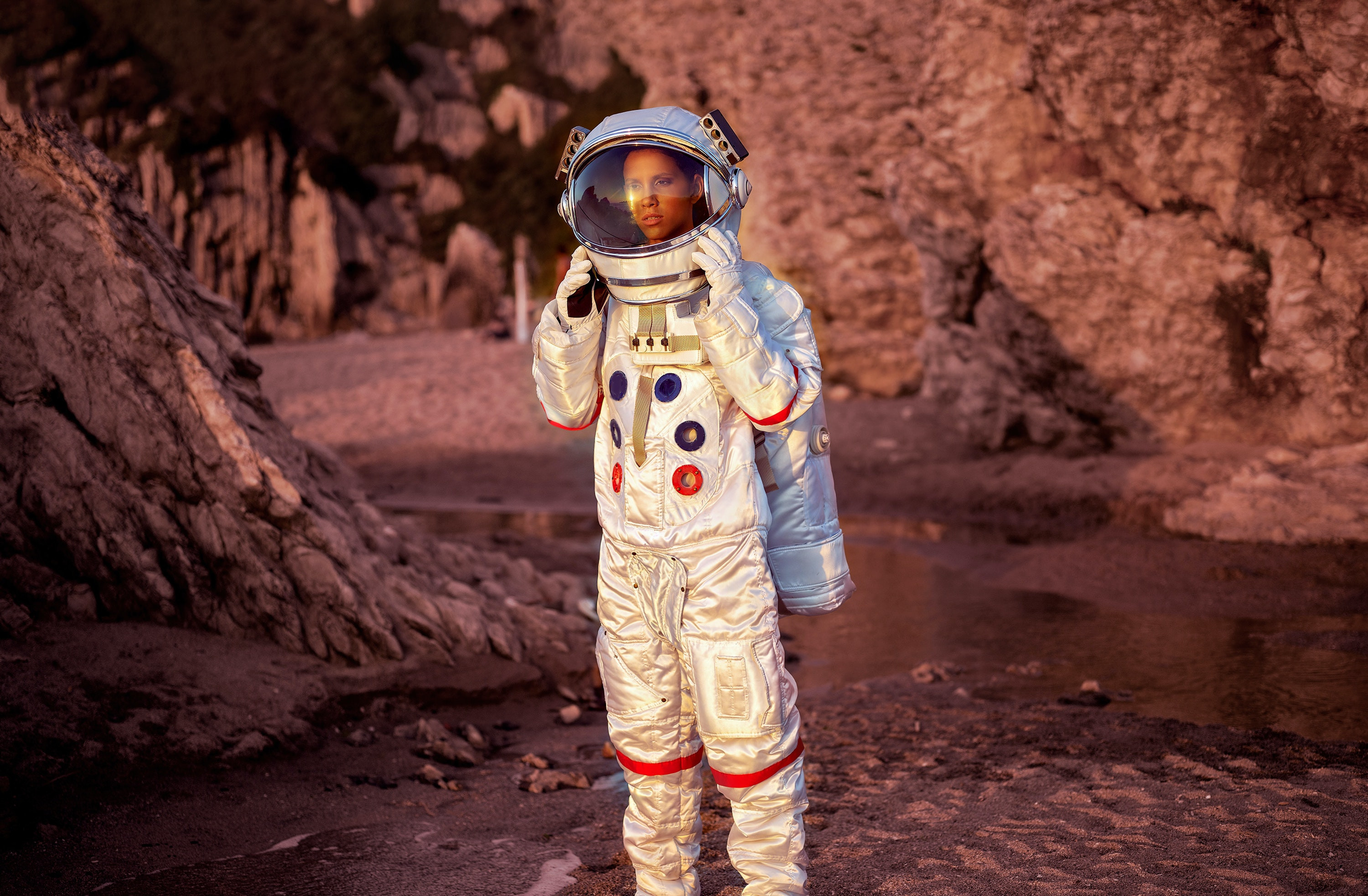 Astronaut on Mars