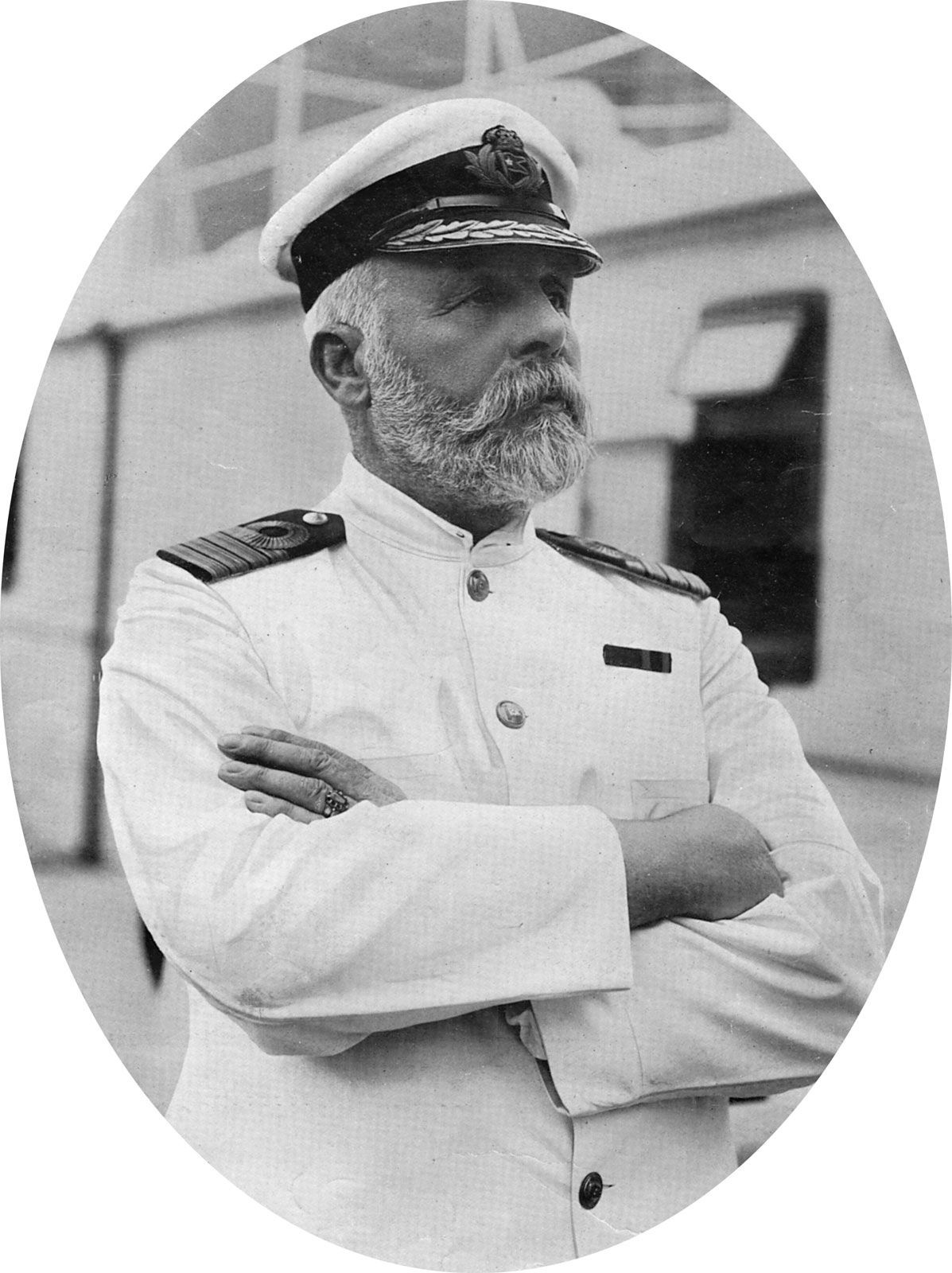 Edward J. Smith, captain of the Titanic, known as the Millionaire's Captain