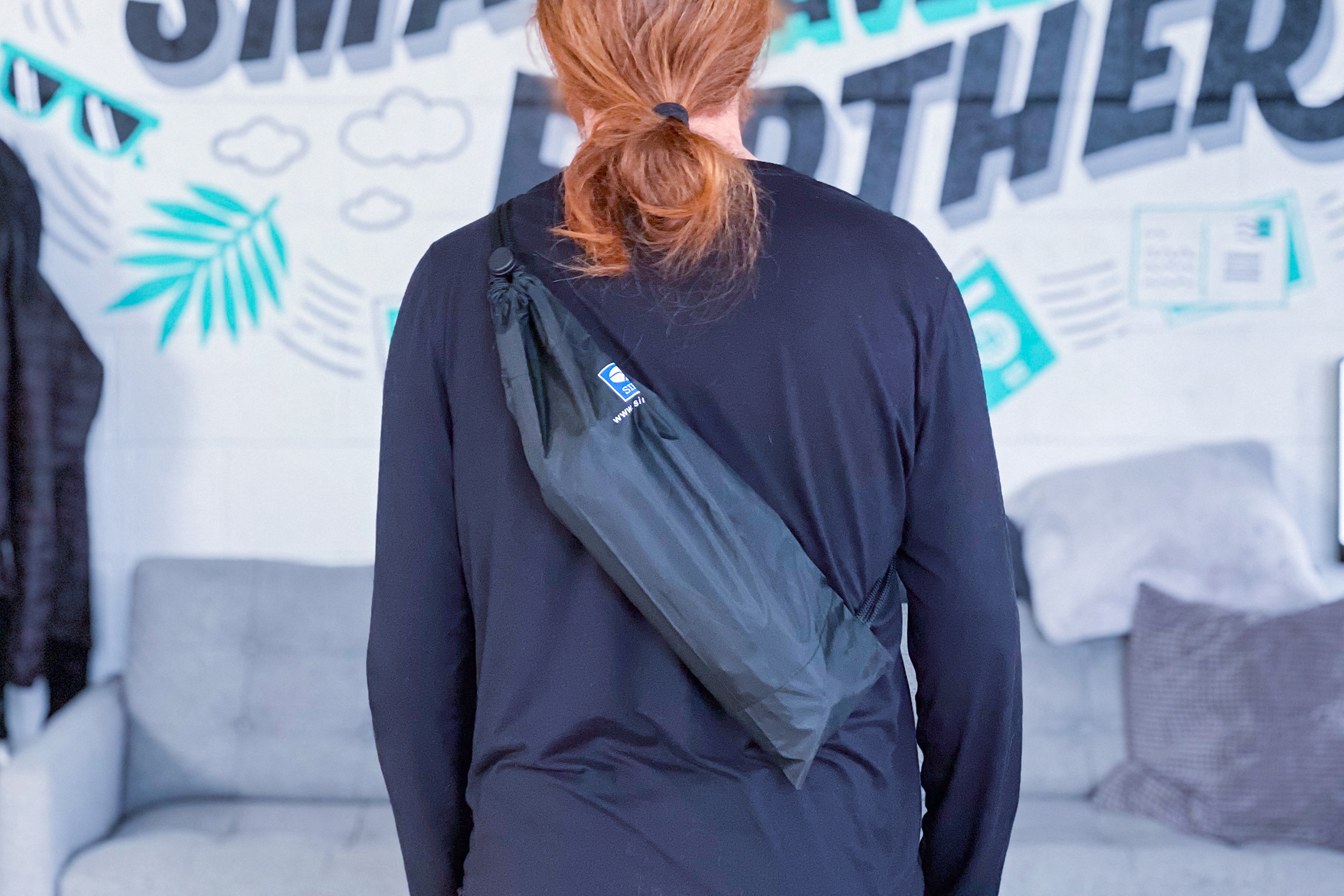 Tripod in a bag making it a convenient personal item