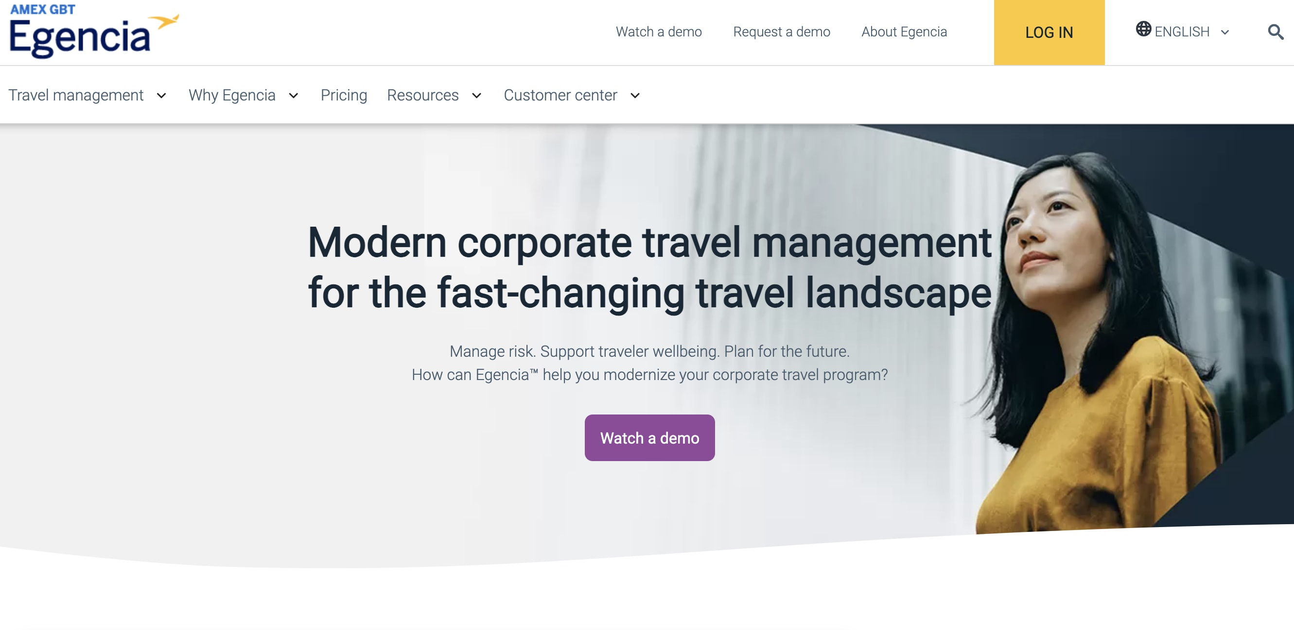 Egencia is a competitive B2B travel system.