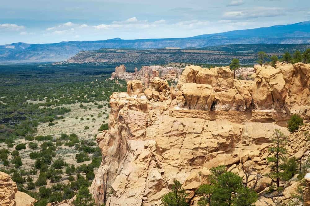 El Malpais National Monument - A landscape of rock formations at El Malpais National Monument
