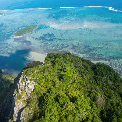 Le Morne Brabant, Mauritius, a UNESCO World Heritage site and a poignant reminder of the island's history, a top Mauritius tourism place to visit for its cultural significance.