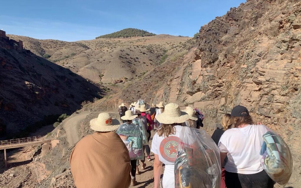 Epic staff helping in Morocco