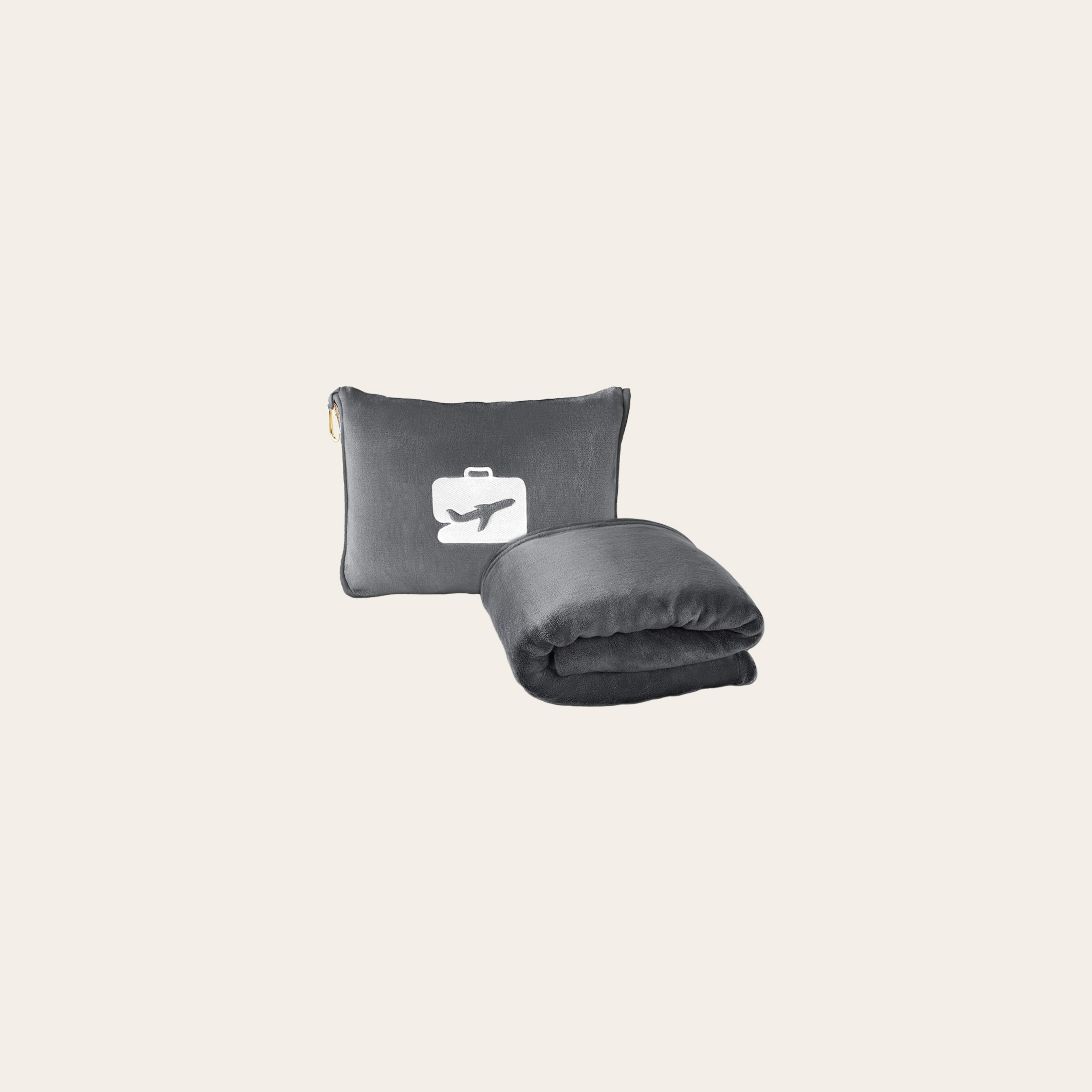 EverSnug Travel Blanket is versatile with a trolley sleeve and carabiner for easy attachment to luggage.
