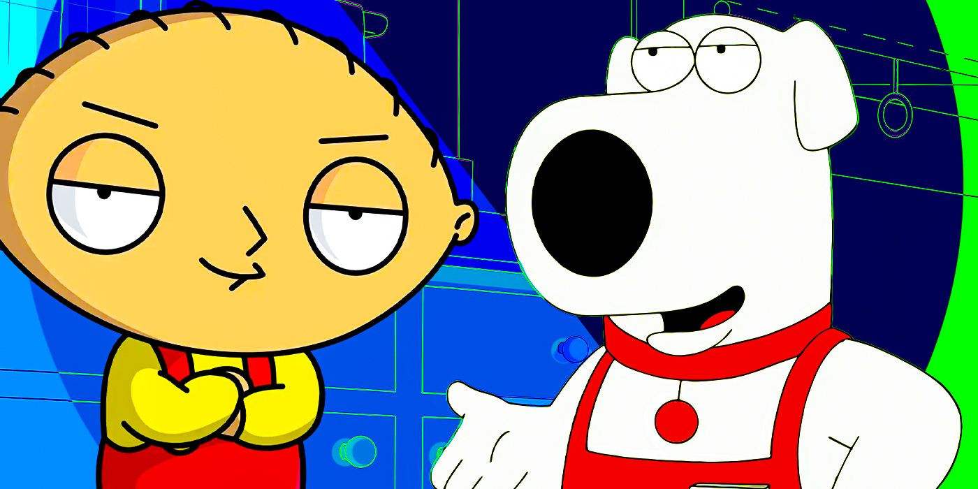 Collage of Stewie and Brian