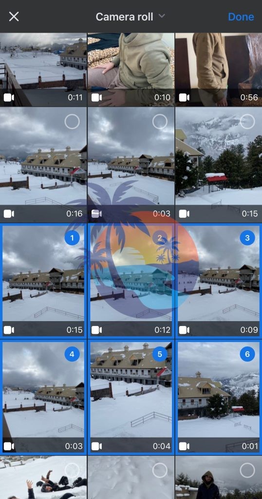 Select Pictures on Facebook