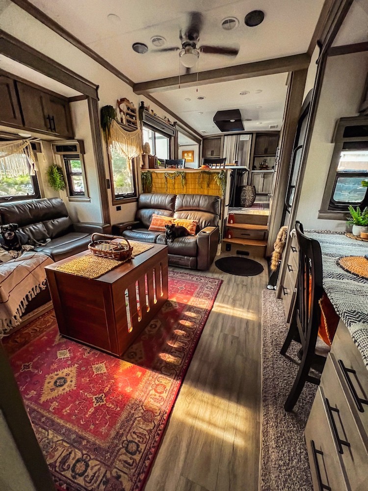 Interior design of RV