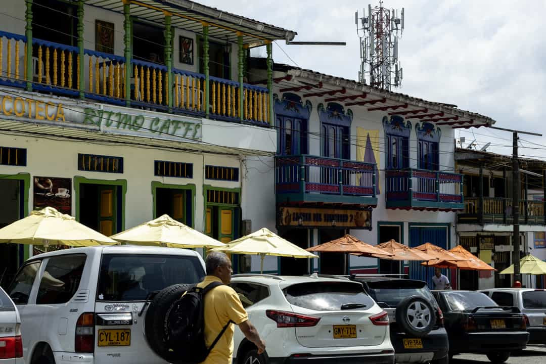 Colorful houses in Filandia, Colombia