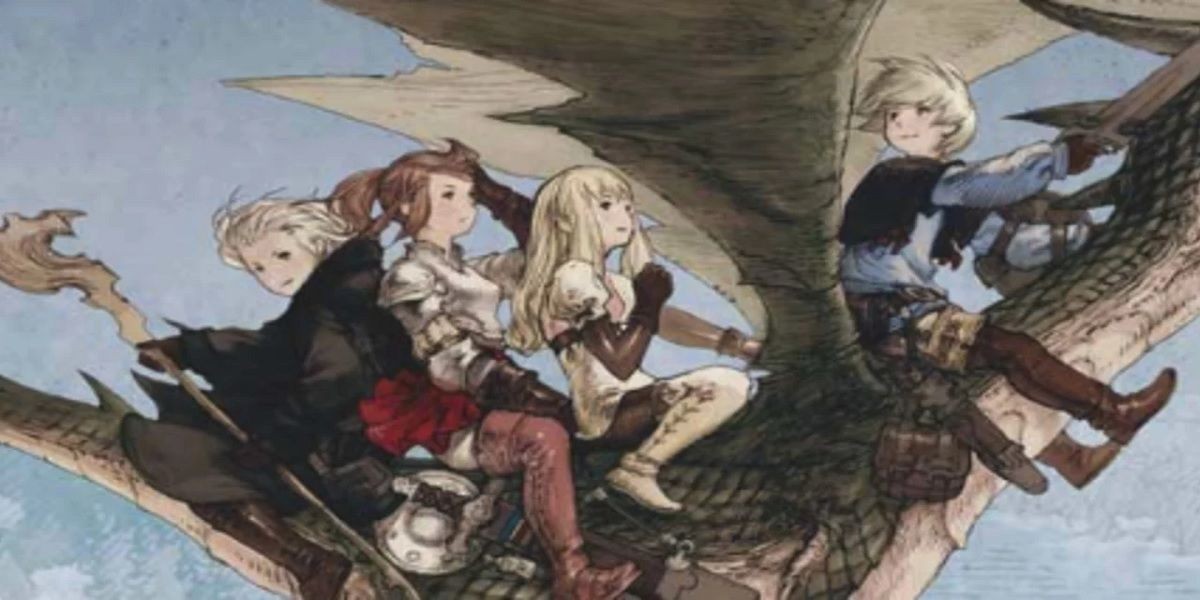 Official art for Final Fantasy the 4 Heroes of Light