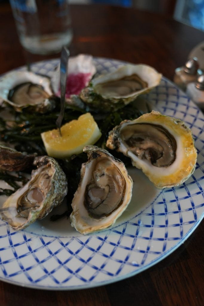 A plate of fresh oysters at Fishy Fishy Cafe in Kinsale