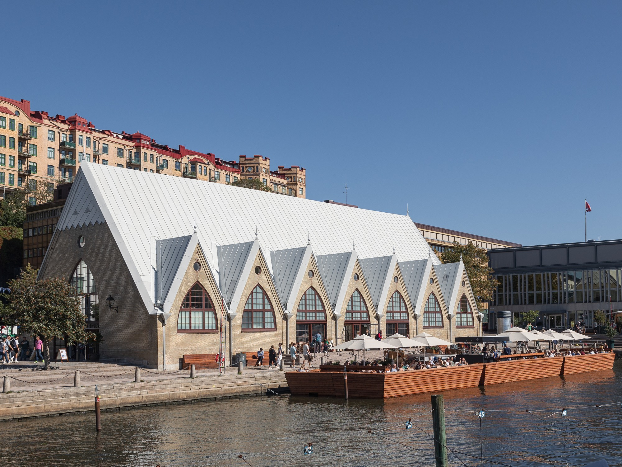 Exterior of the Feskekörka building in Gothenburg. Sweden.