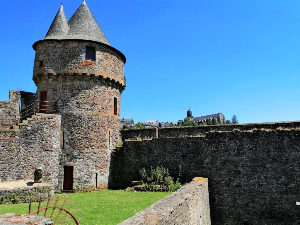 Inside the Château de Fougères